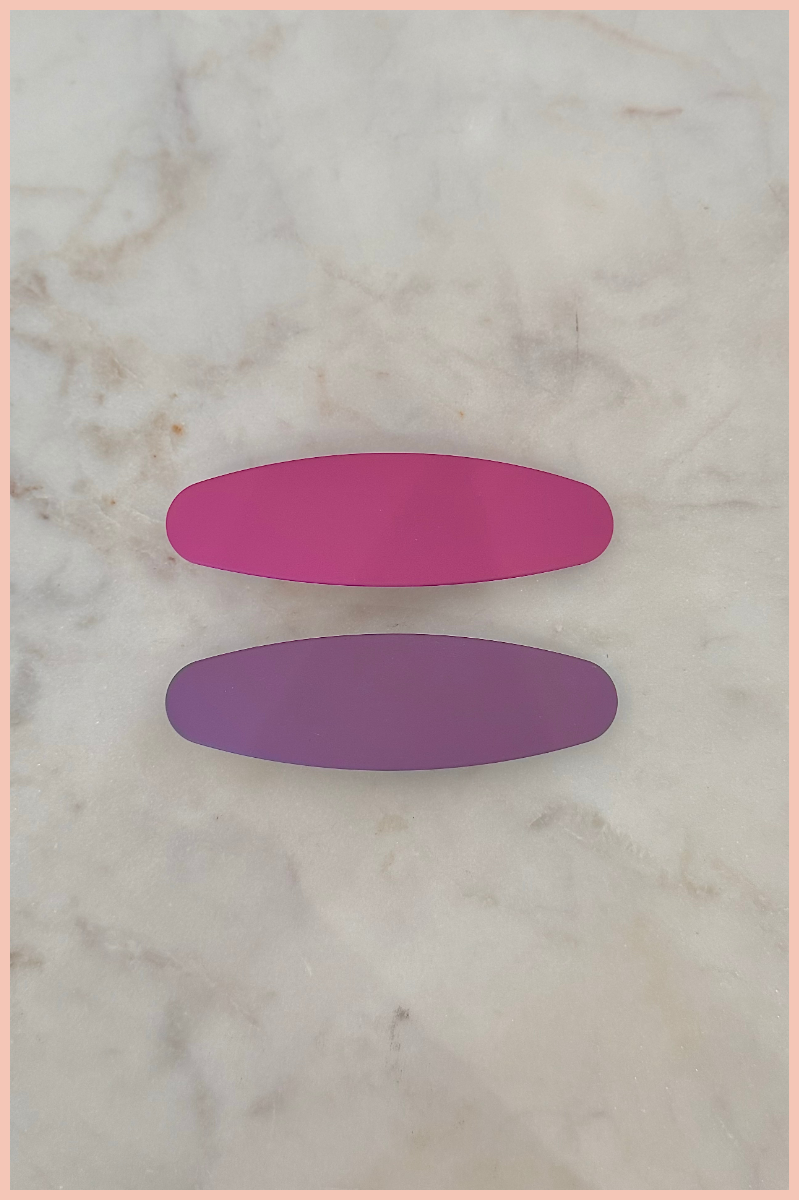 Matte Solid 70¡¯s Cool Barrette
