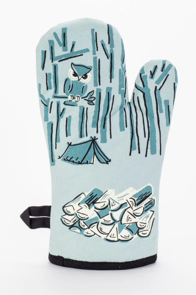Bitches Get Stuff Done Oven Mitt [Blue Q]