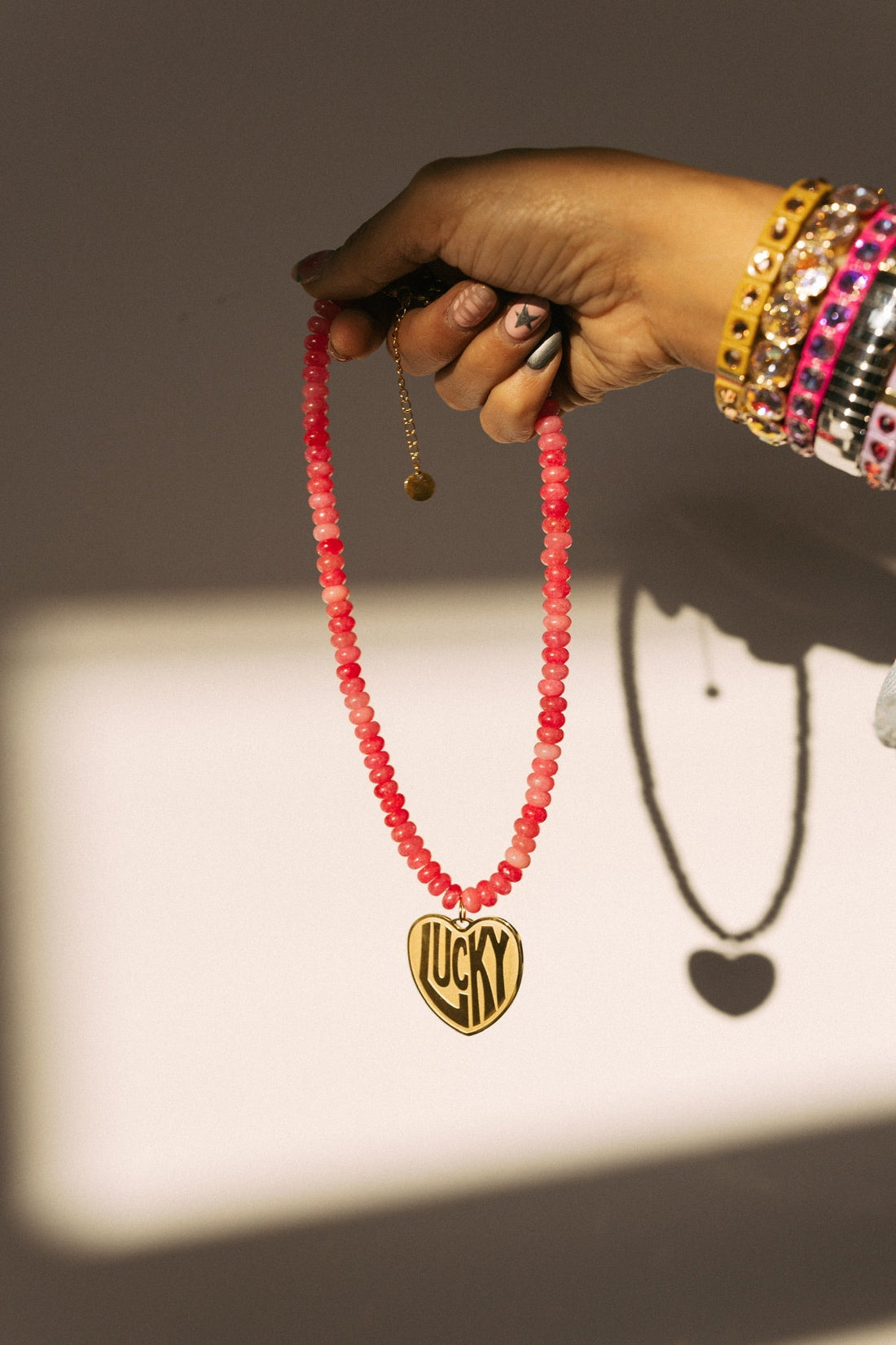 Lucky In Love Stone Necklace || BELJOY