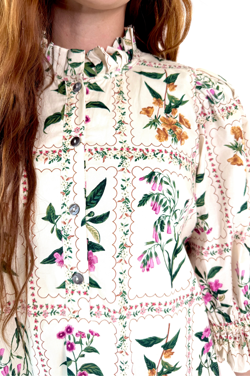 Flora Fancy Mini Dress
