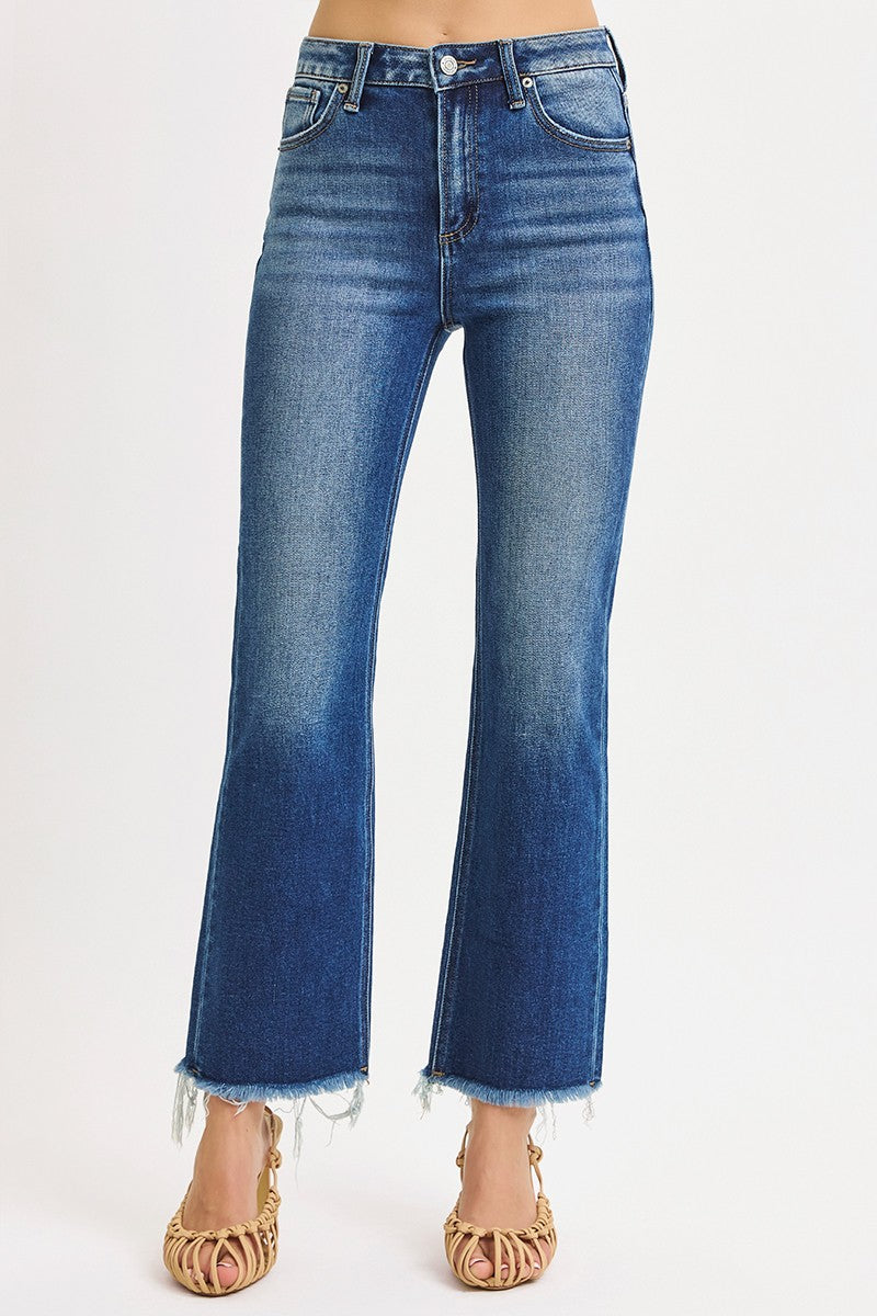 High Rise-Crop Straight Jeans | J21 by RISEN