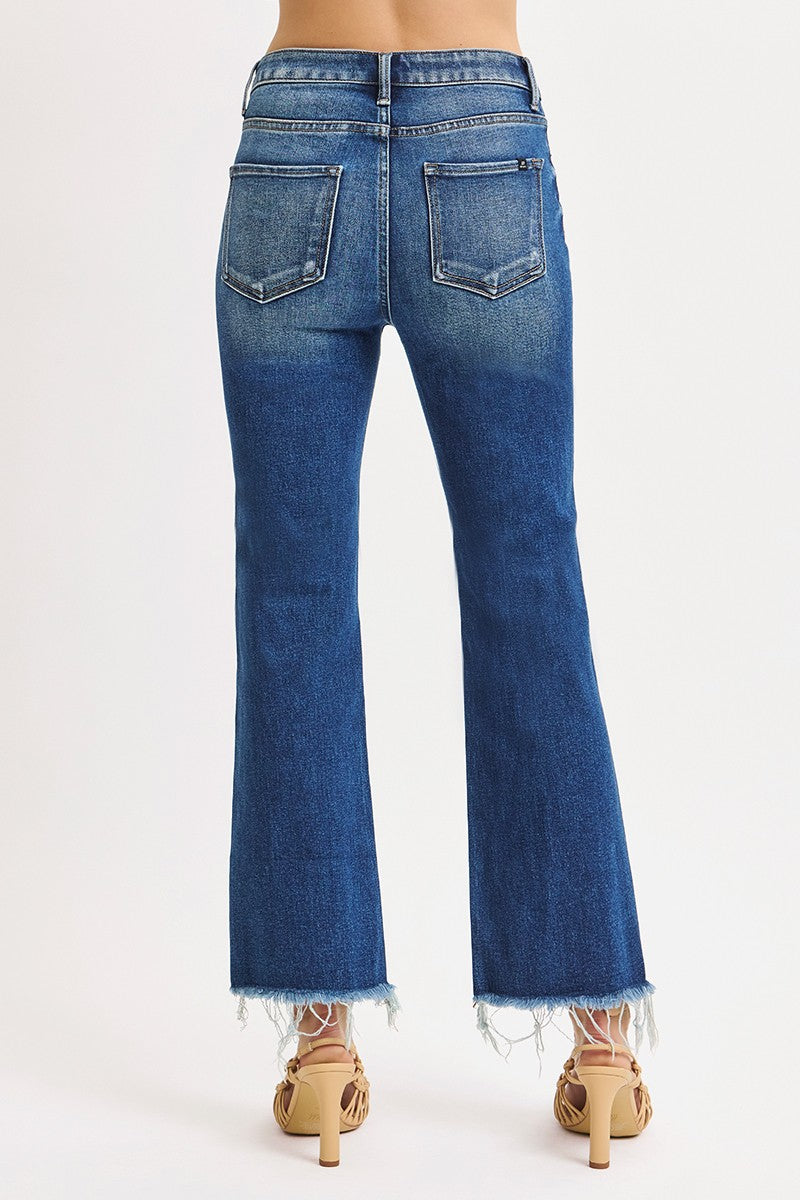 High Rise-Crop Straight Jeans | J21 by RISEN
