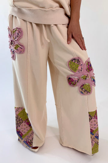 Boho Bloom Patchwork Pants