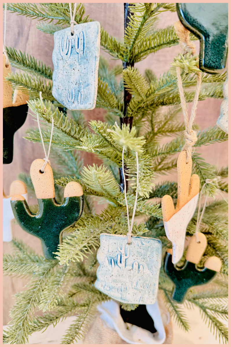 Handmade Arizona State Ornament | Everhart Ceramics