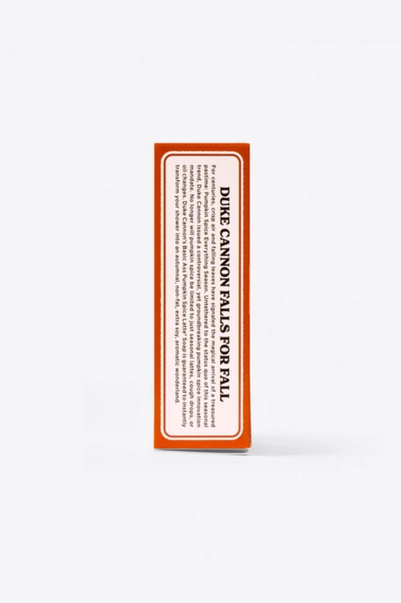 Basic Ass Pumpkin Spice Latte Brick of Soap | Duke Cannon