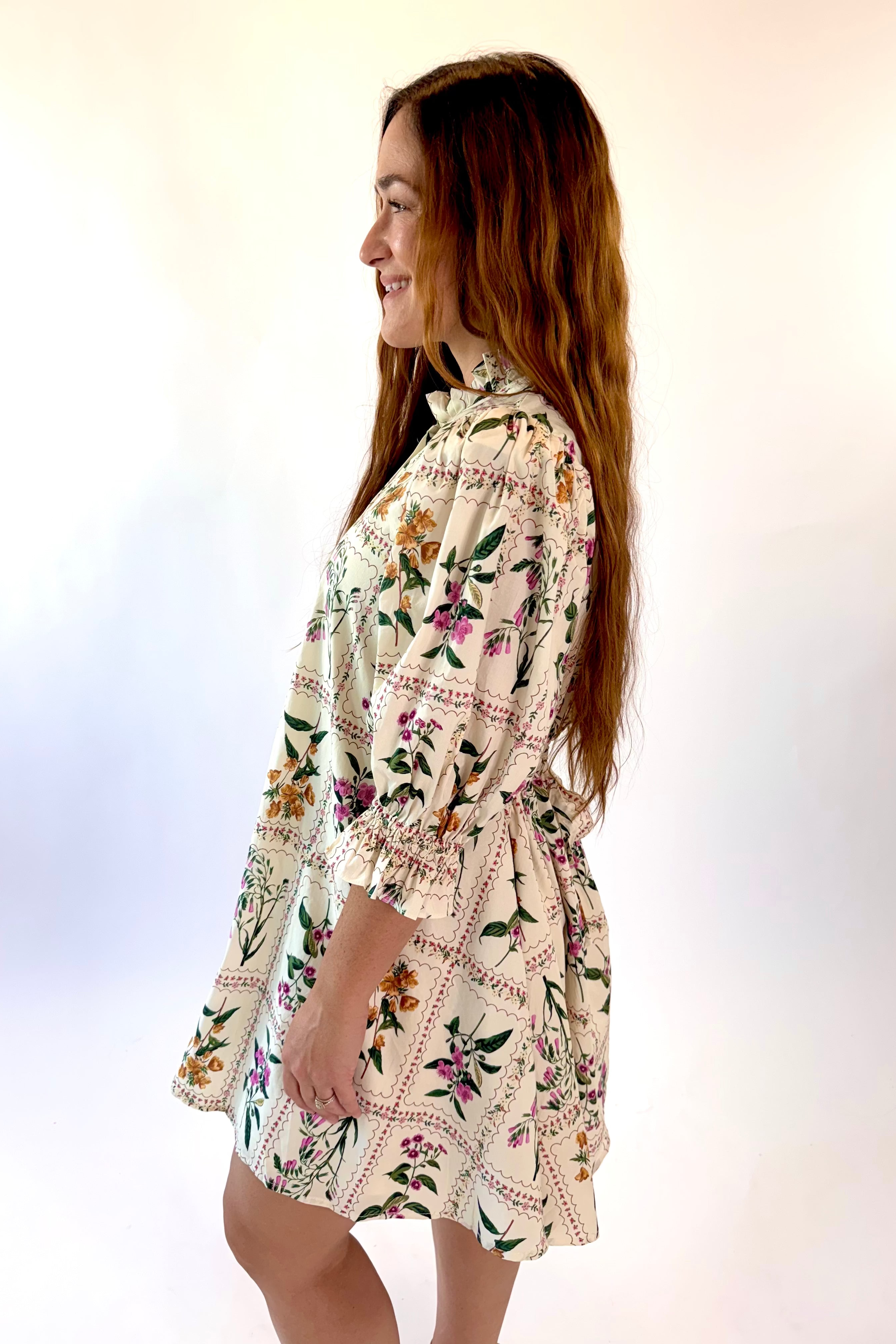 Flora Fancy Mini Dress