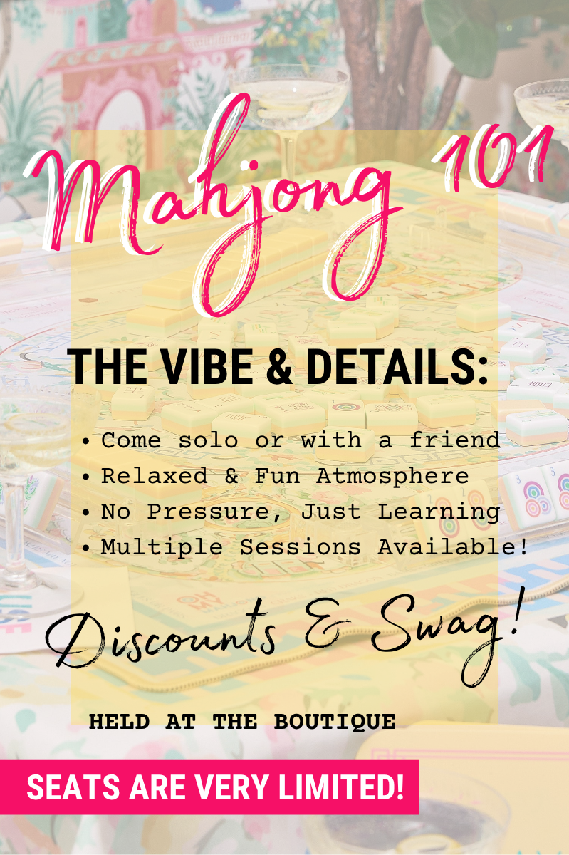 Mahjong 101 Lesson in Mesa, AZ | Beginner Mahjong Class at The Boutique