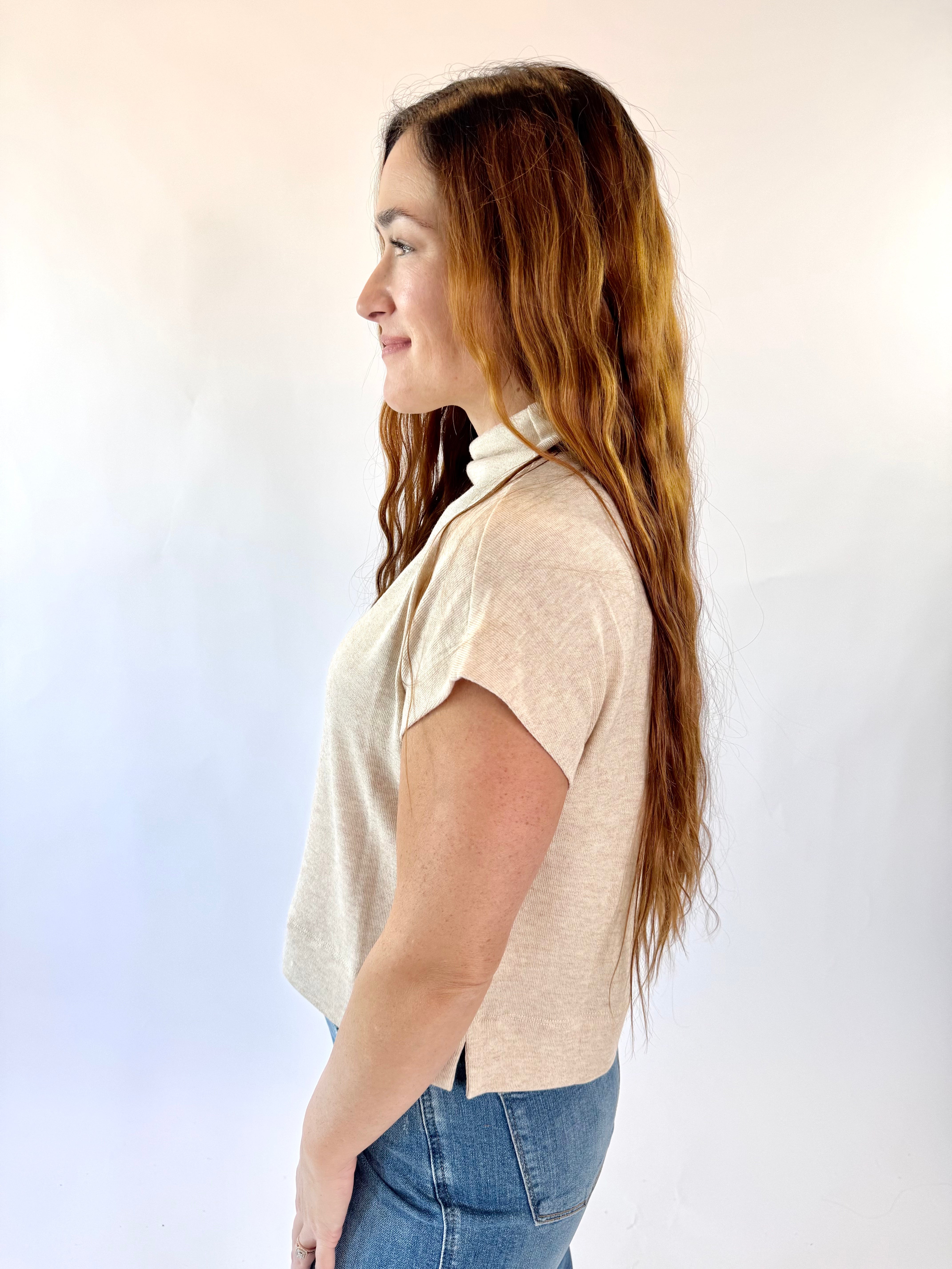 Chic Comfort Mock Neck Knit Top