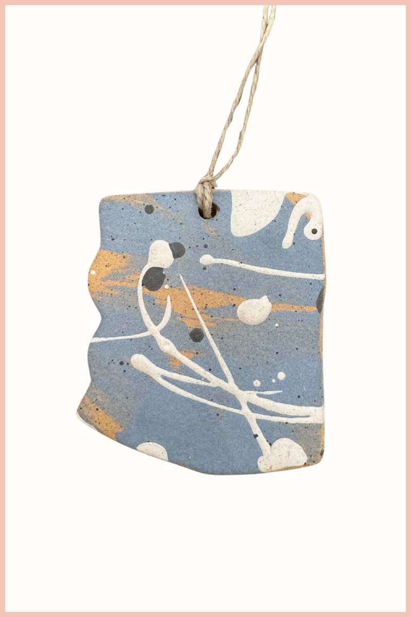 Handmade Arizona State Ornament | Everhart Ceramics