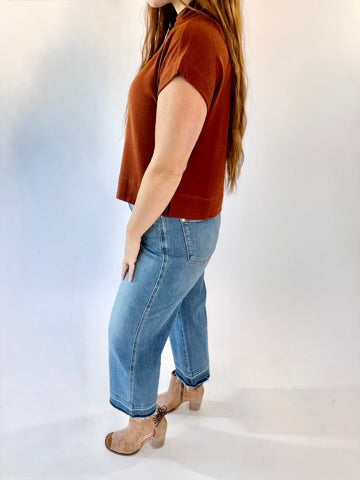 Chic Comfort Mock Neck Knit Top