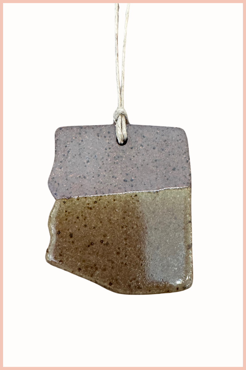 Handmade Arizona State Ornament | Everhart Ceramics
