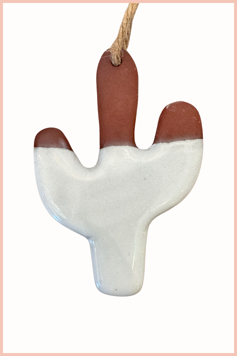 Handmade Cactus Ornament | Everhart Ceramics