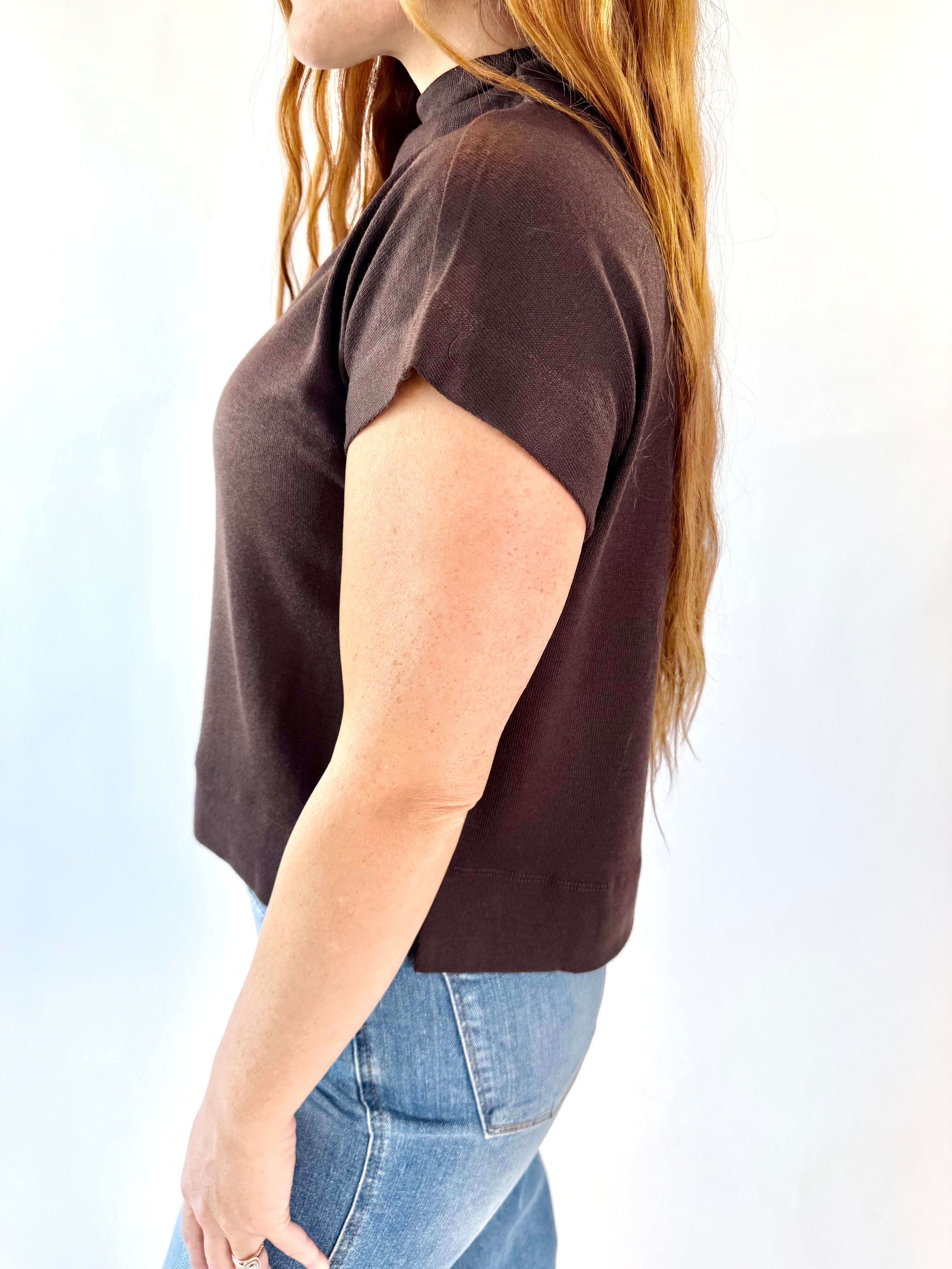 Chic Comfort Mock Neck Knit Top