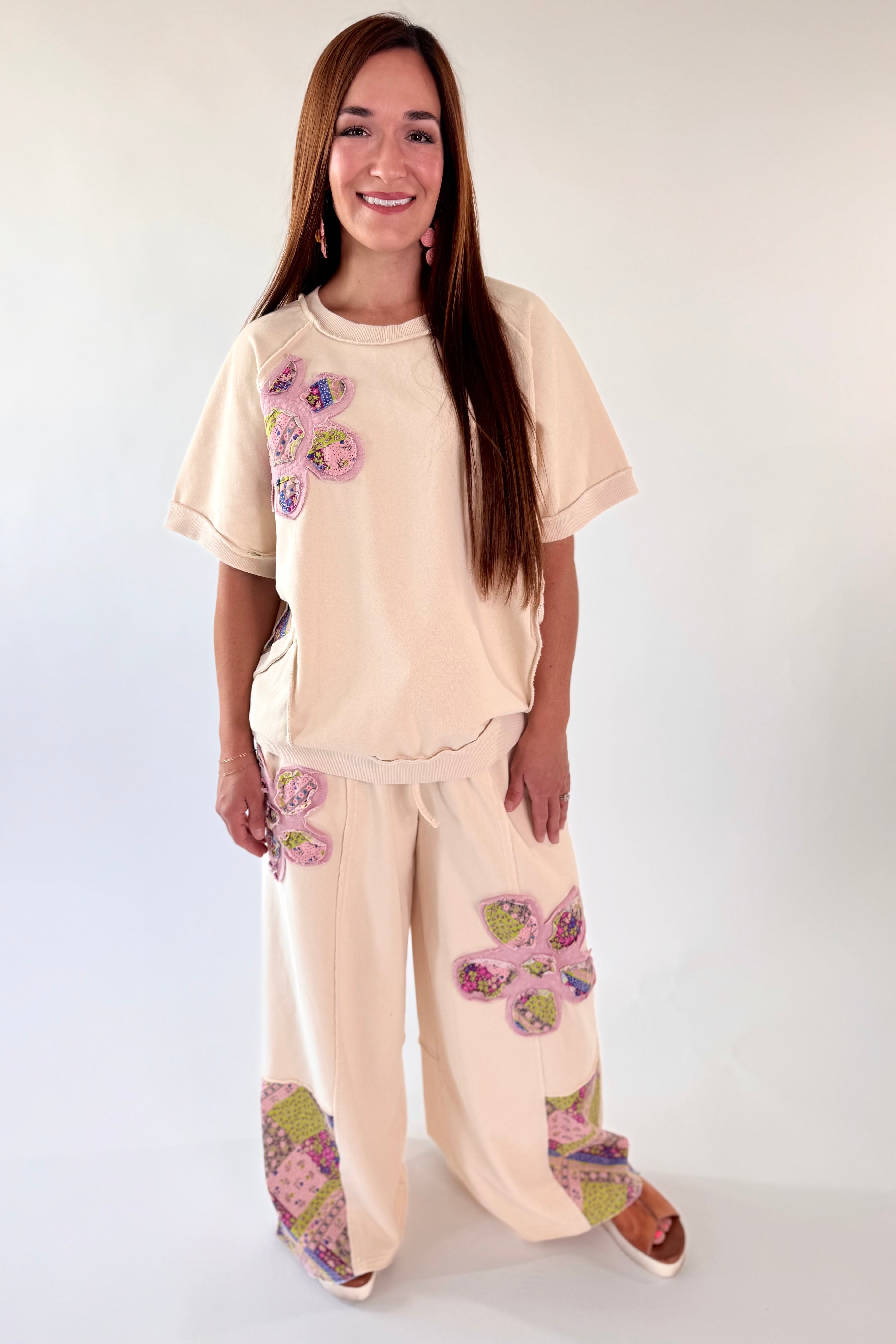 Boho Bloom Patchwork Pants