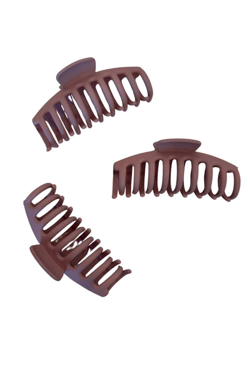 Curved Matte Claw Clip