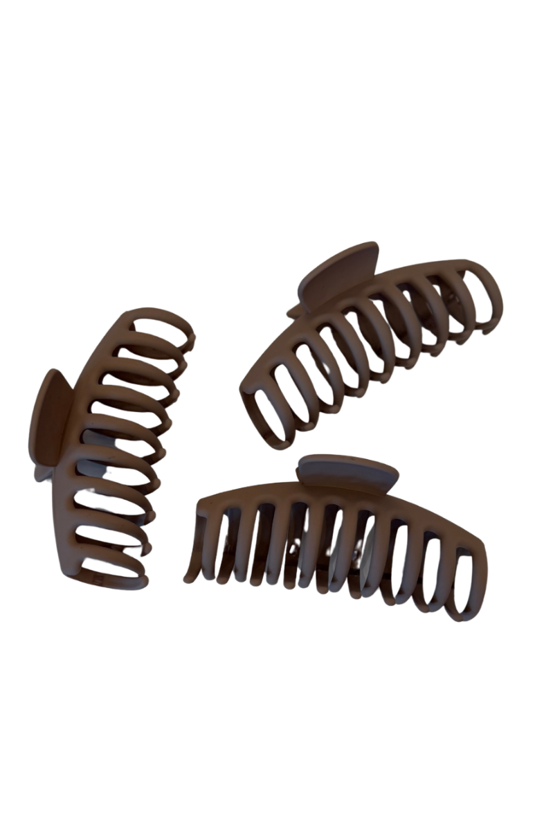 Curved Matte Claw Clip