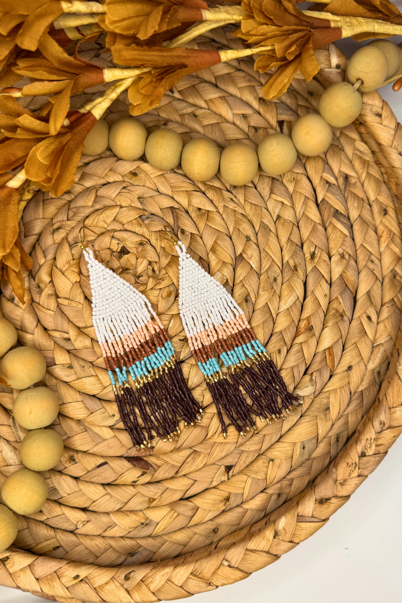 Wanderlust Desert Beaded Earrings