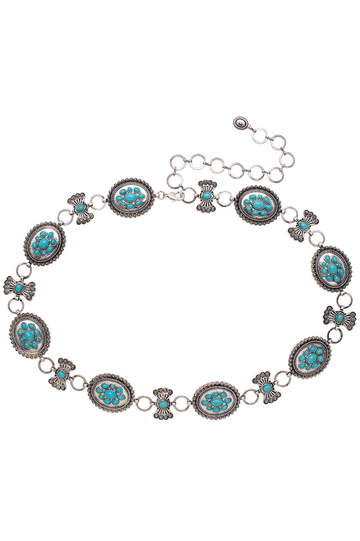 Turquoise Thunderbird Chain Belt