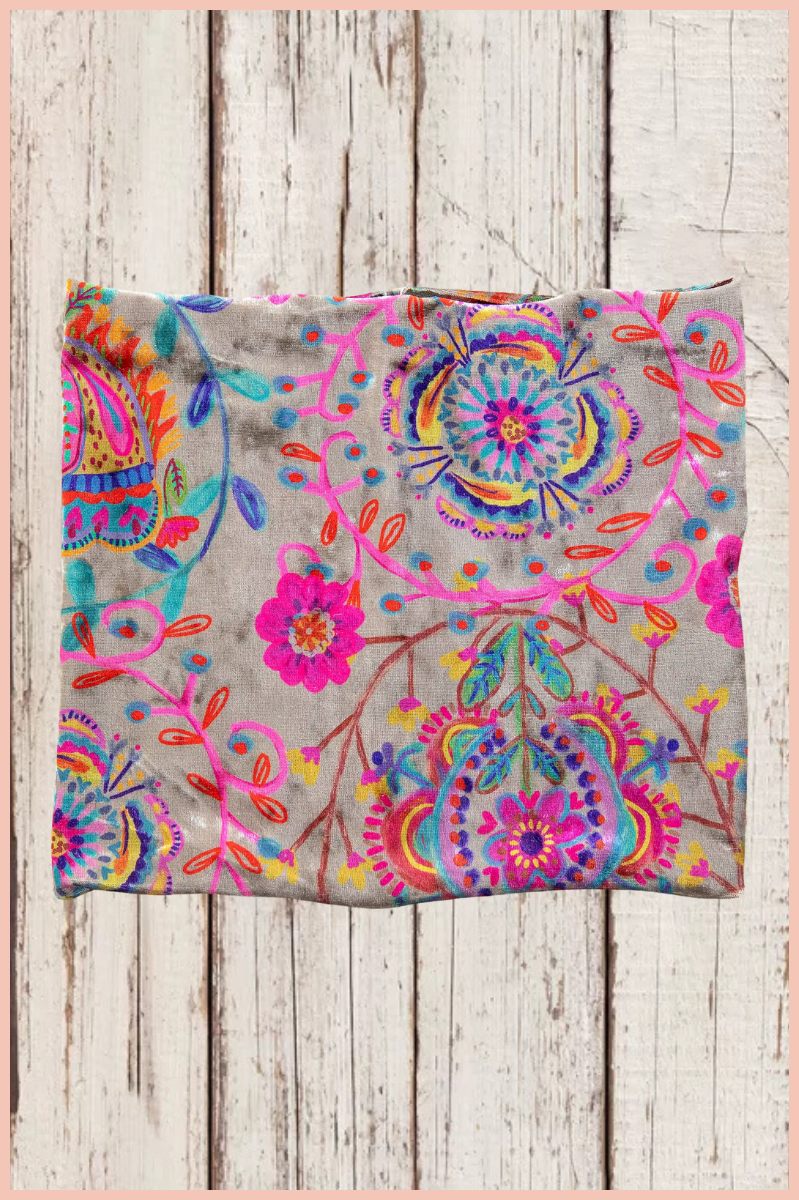 Velvet Boho Bandeau Headband | Natural Life