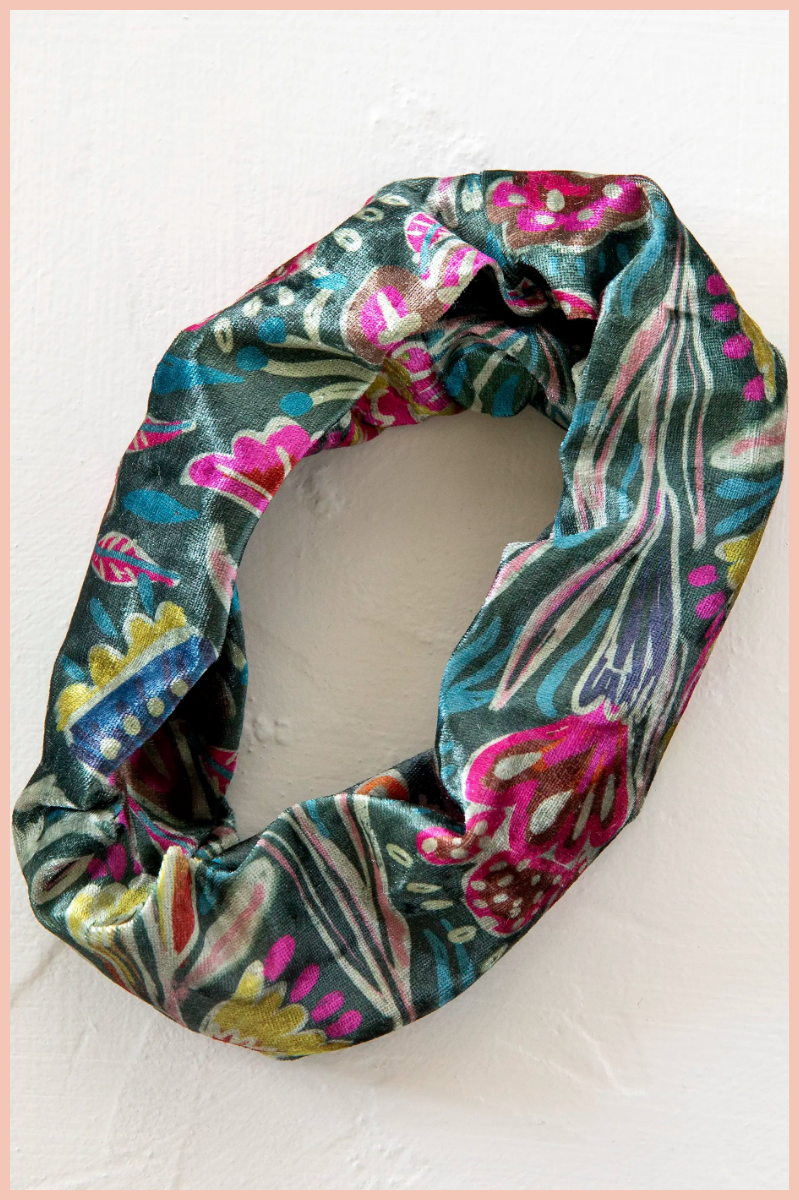 Velvet Boho Bandeau Headband | Natural Life