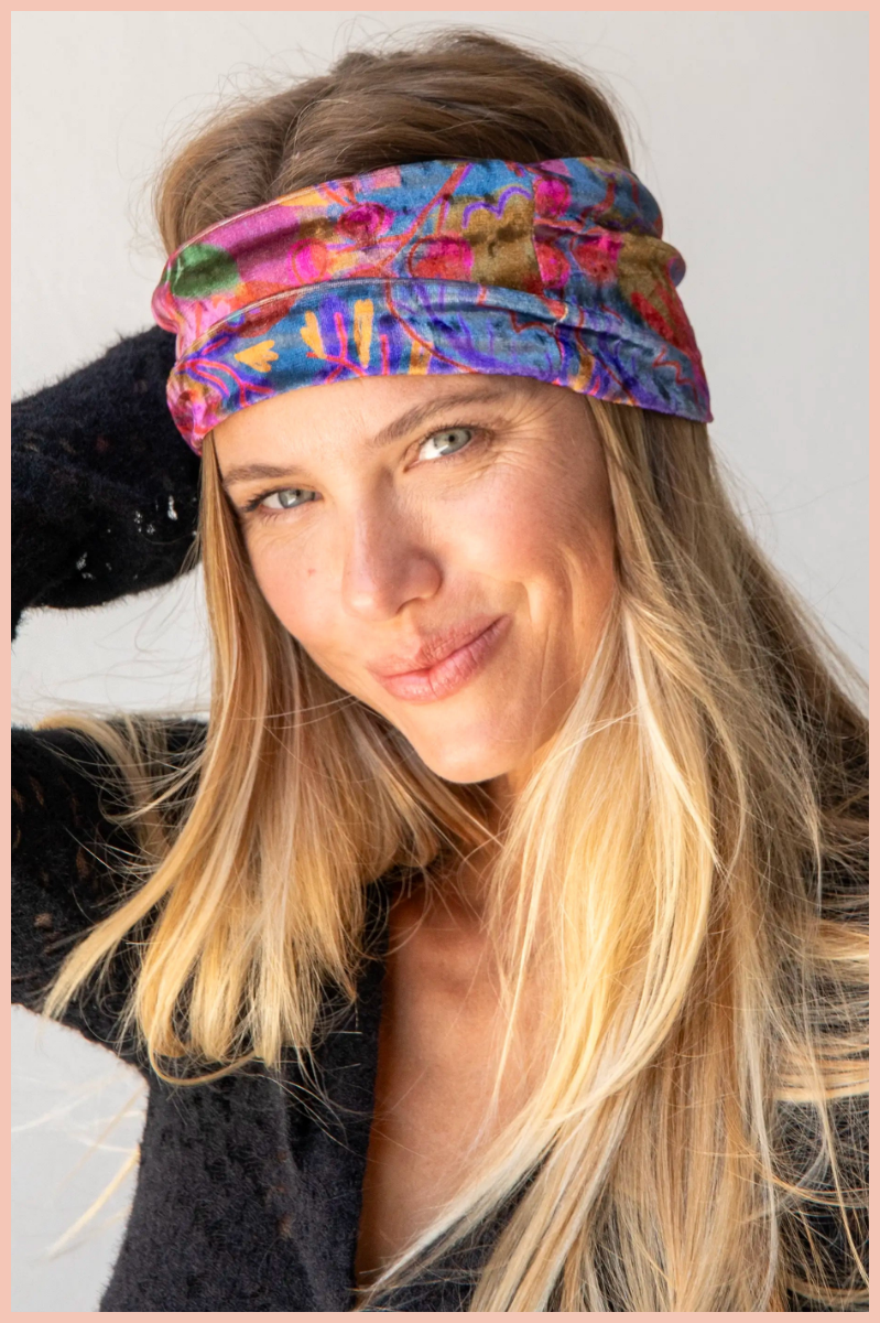 Velvet Boho Bandeau Headband | Natural Life