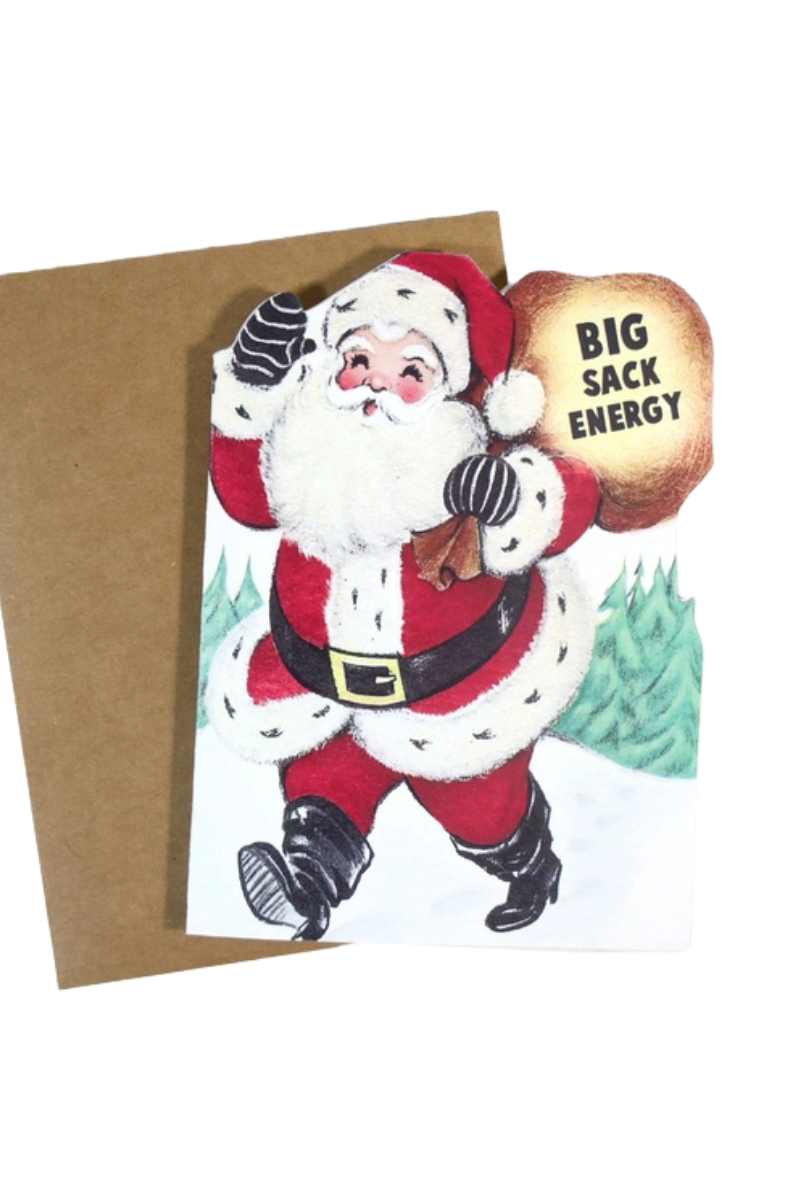 Big Sack Energy | Humorous Christmas Card