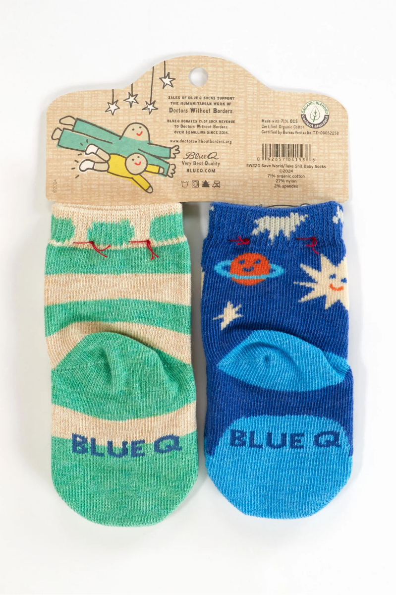 Might Save the World/Where's a Good Place Baby Socks