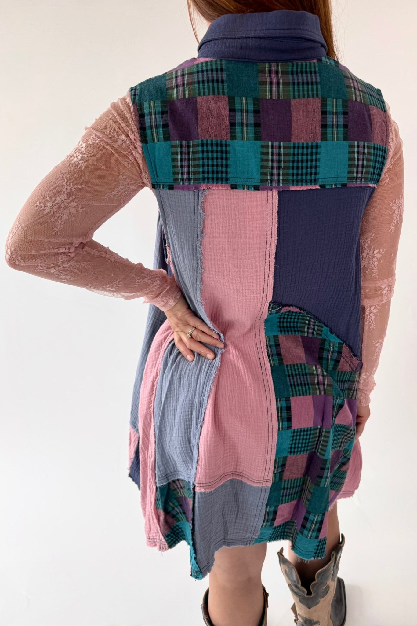 Garden Party Patchwork Dress