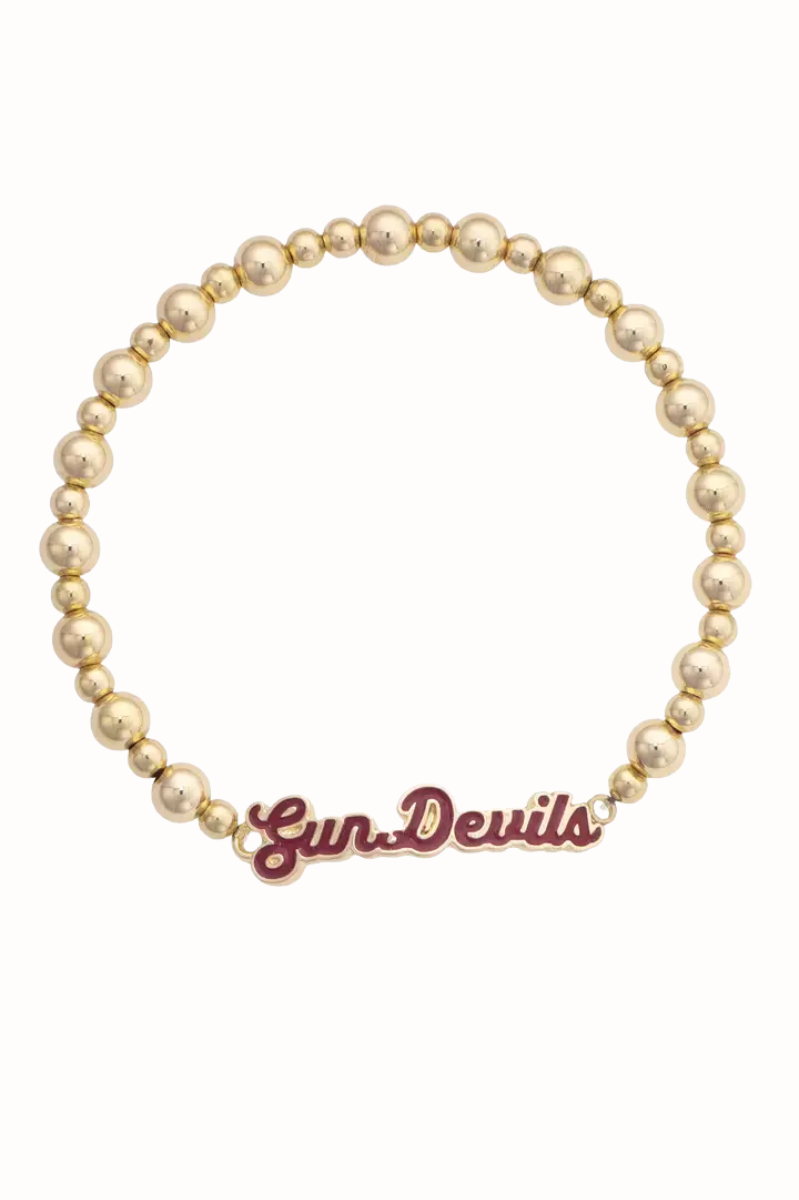 Arizona State Sun Devils Autograph Enamel Stretch Bracelet