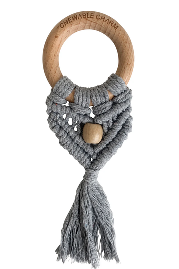 Celeste Macrame Teether + Bead