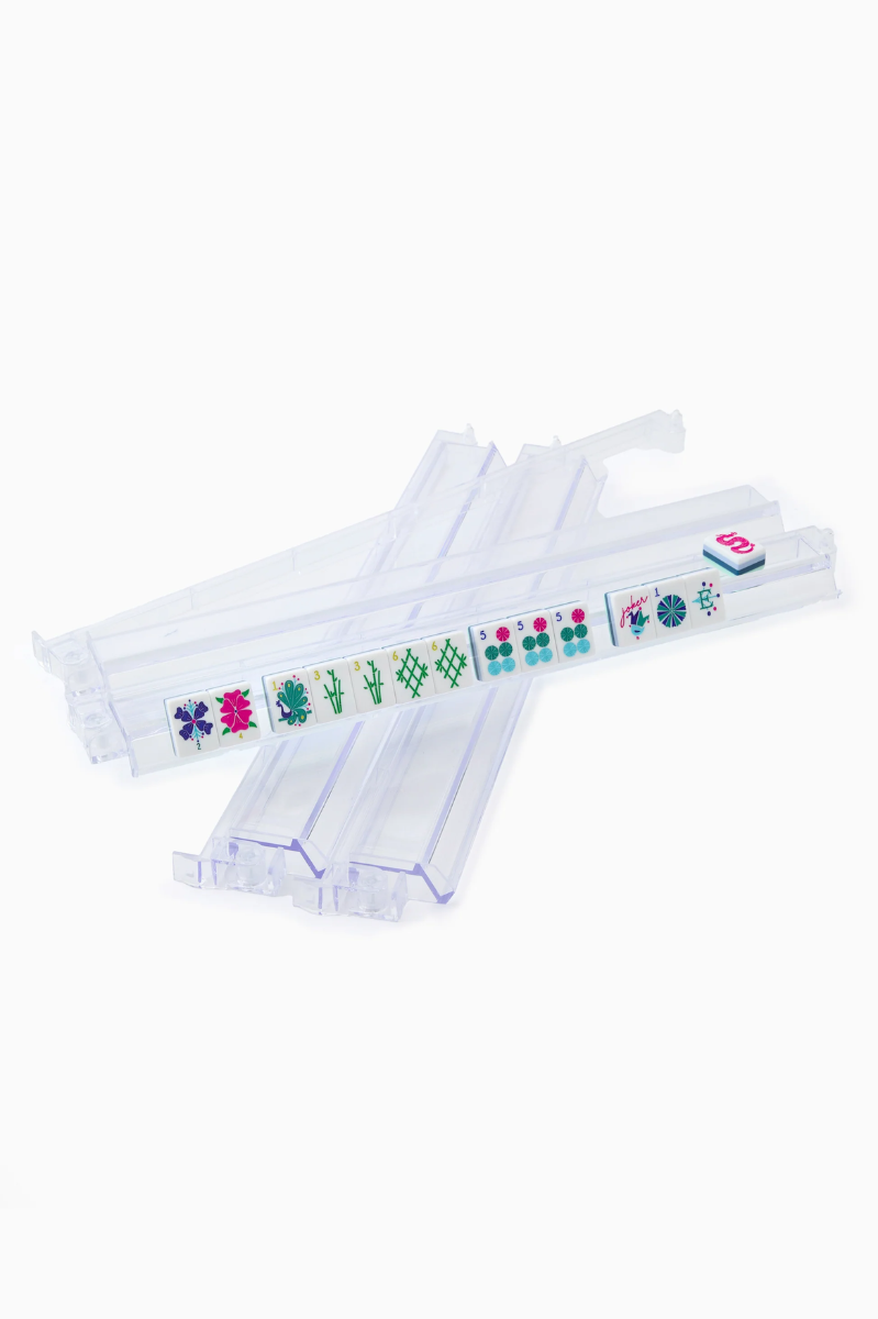 Clear Acrylic Shell Rack & Pusher Set | Oh My Mahjong