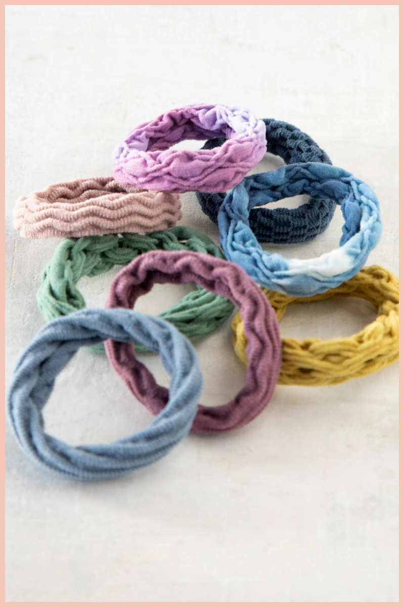 On The Run Hair Tie, Set of 8 | Natural Life