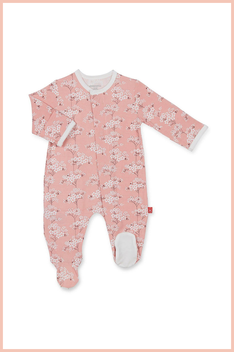 Cherry Blossom Modal Footie | Magnetic Me