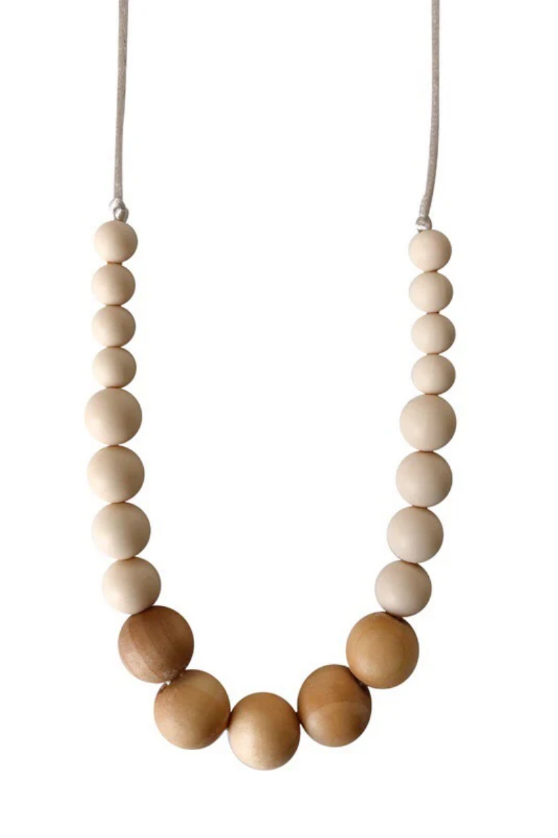Silicone + Wood Teething Necklaces