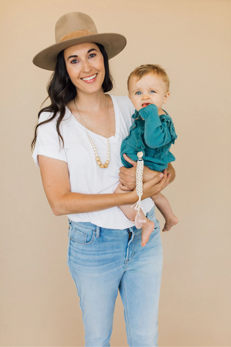 Silicone + Wood Teething Necklaces