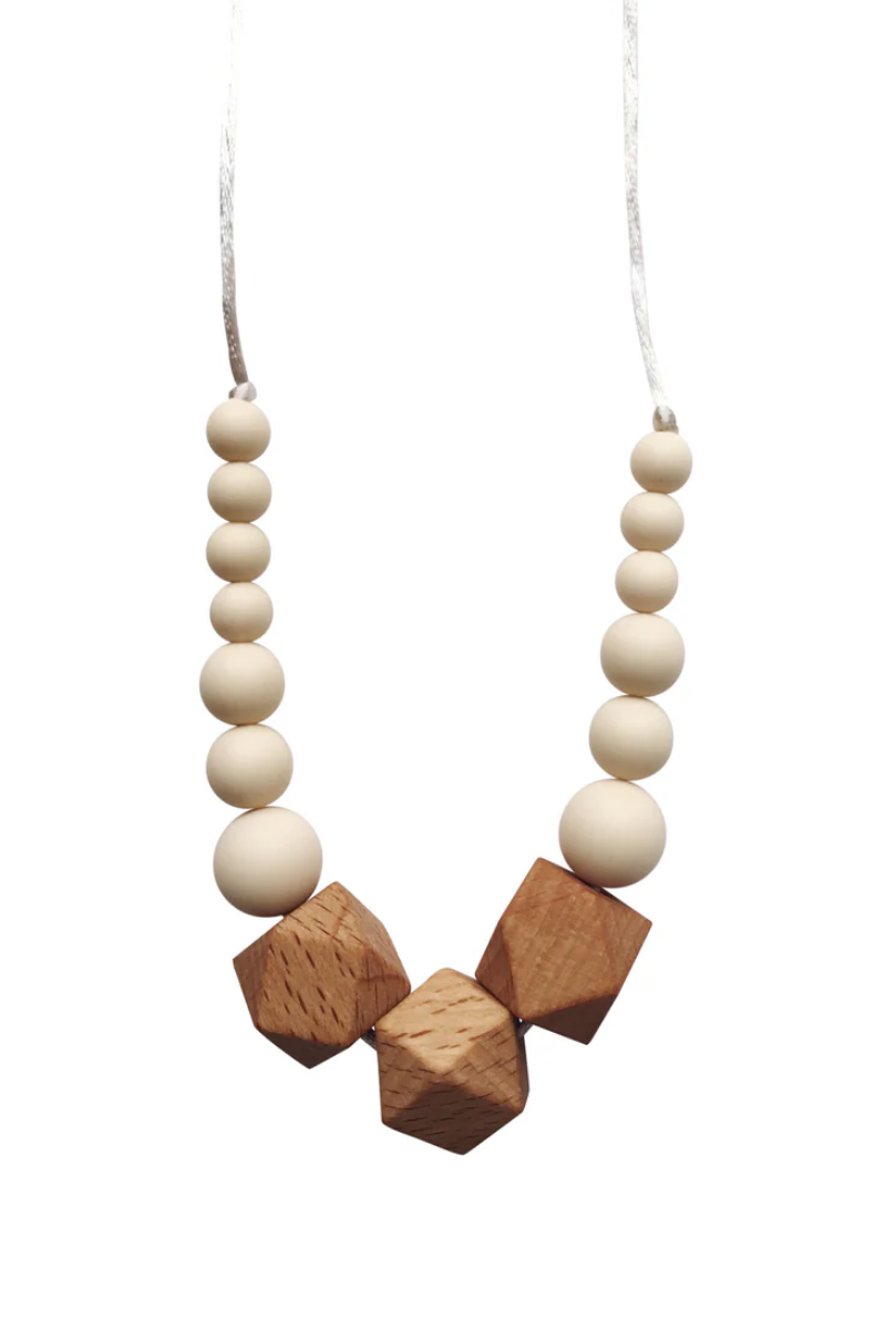 Silicone + Wood Teething Necklaces