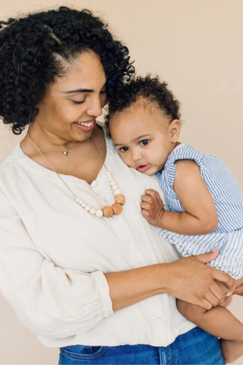 Silicone + Wood Teething Necklaces