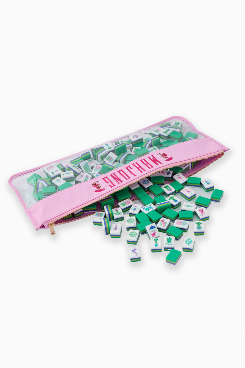 Cotton Candy Monkey Mahjong Bag | Oh My Mahjong