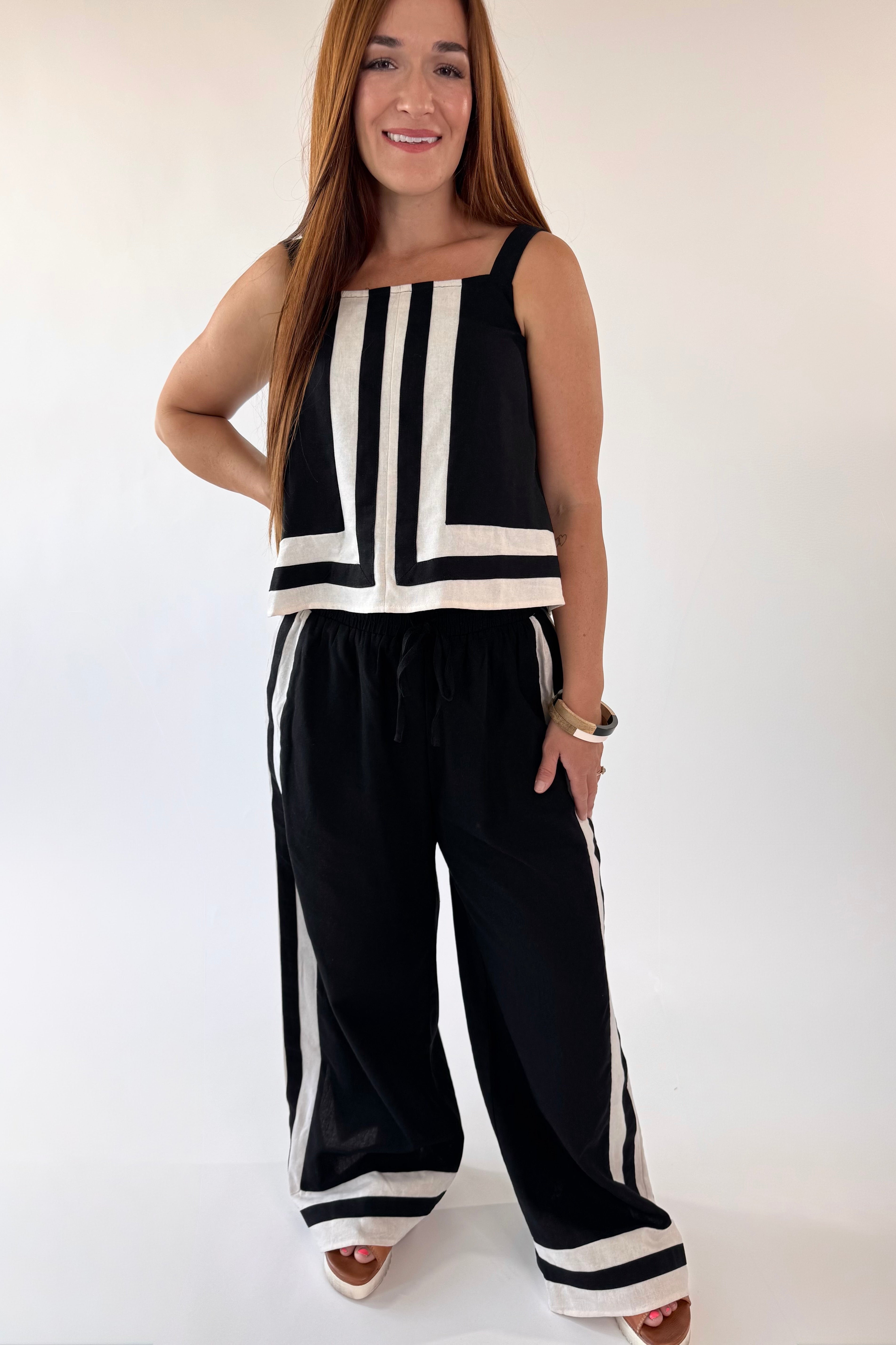 Salt & Stripes Linen Pants | Final Sale