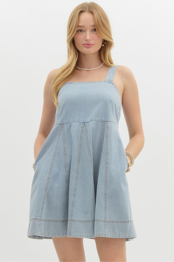 Denim Dreamer Dress | Final Sale