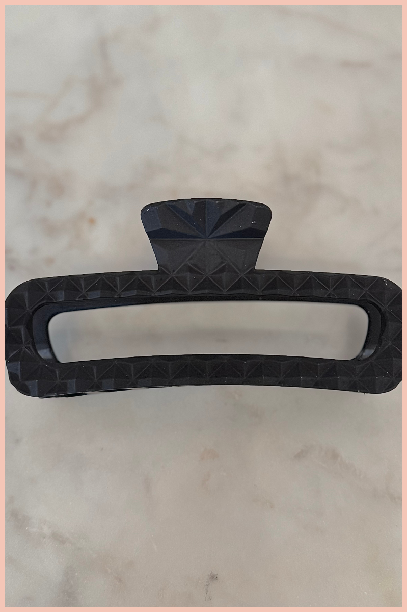 Prism Pressed Rectangle Hairclip | Matte