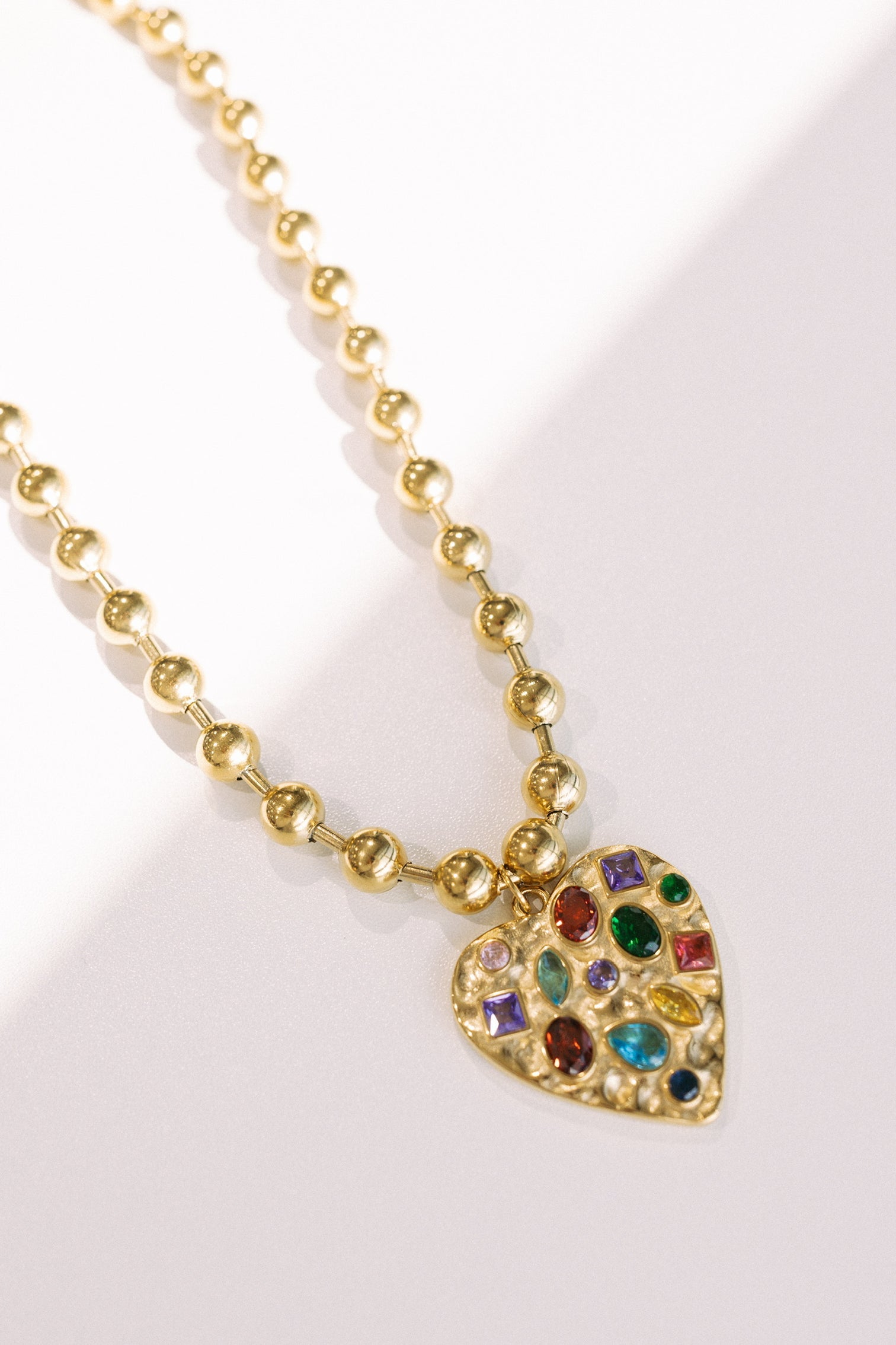 Confetti Heart Necklace || BELJOY
