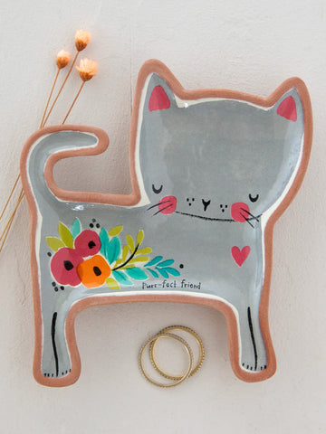 Purr-fect Friend Terracotta Trinket Dish | Natural Life