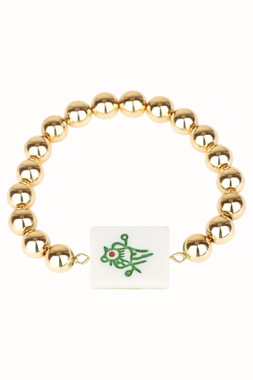 Mahjong Stretch Beaded Bracelet | Bird Bam