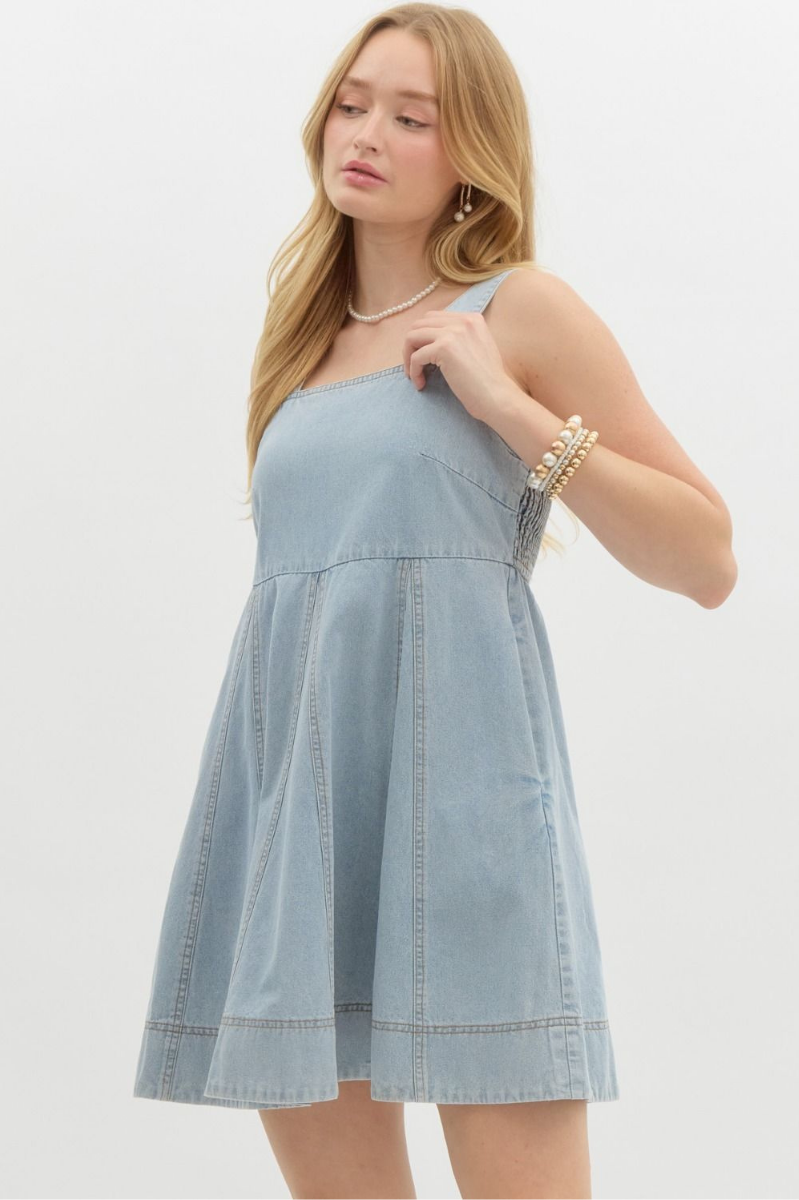 Denim Dreamer Dress | Final Sale
