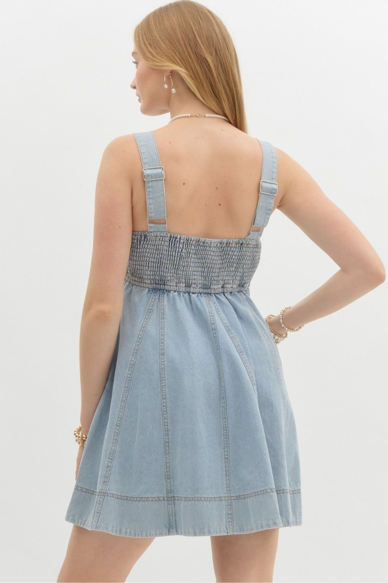 Denim Dreamer Dress | Final Sale