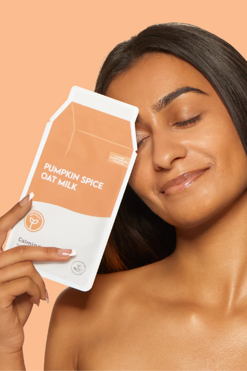 Pumpkin Spice Oat Milk Calming Plant-Based Milk Mask