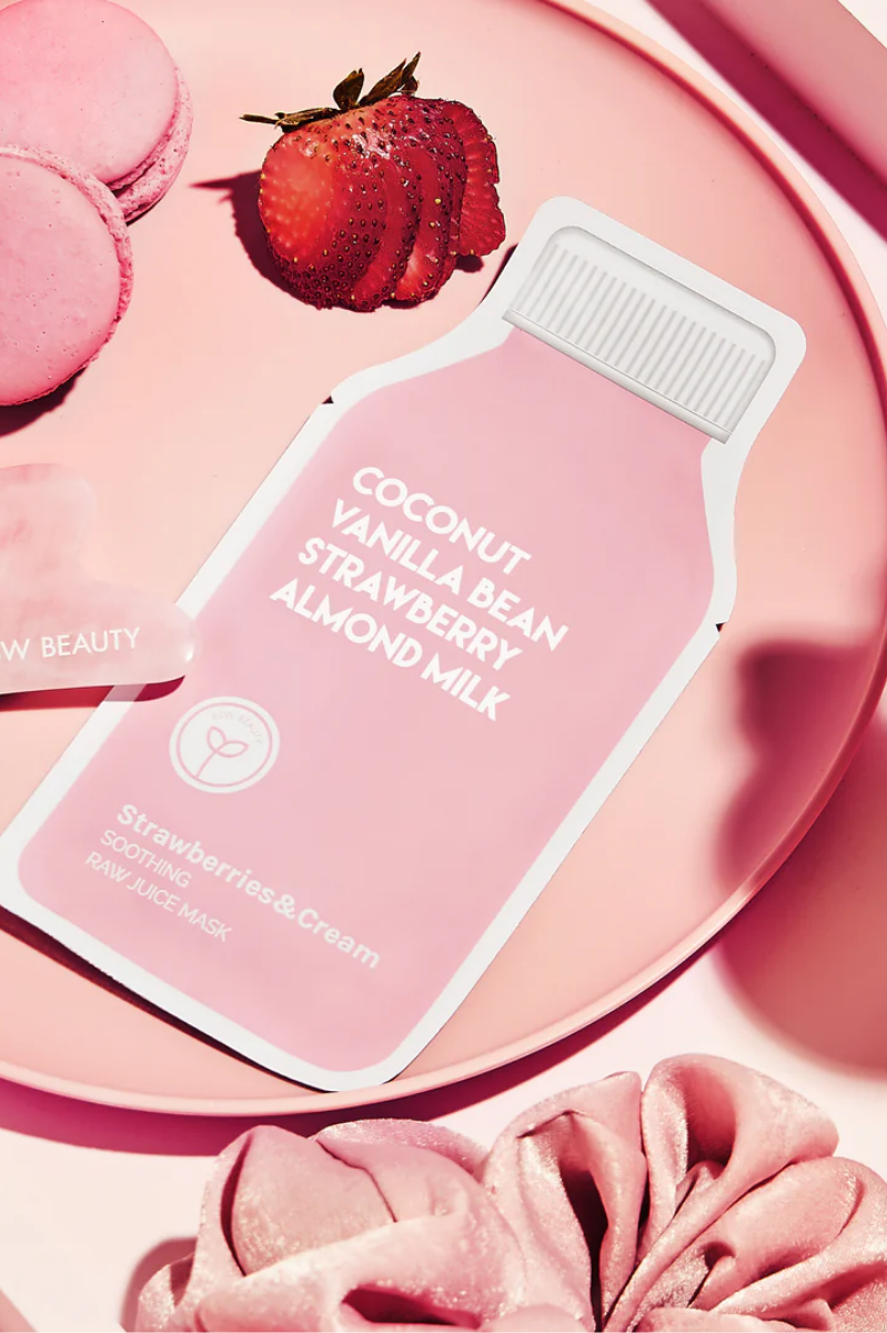 Strawberries and Cream Soothing Raw Juice Sheet Mask