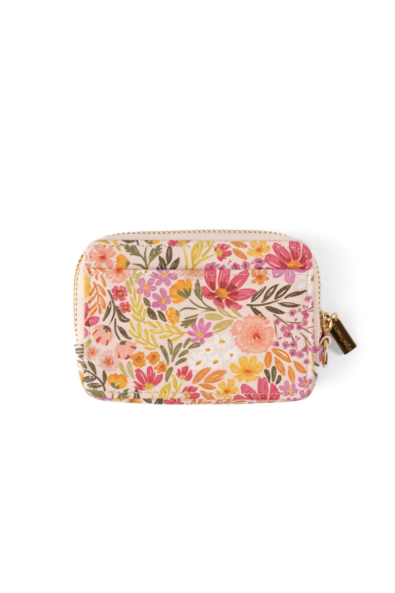 Floral Zip Wallet