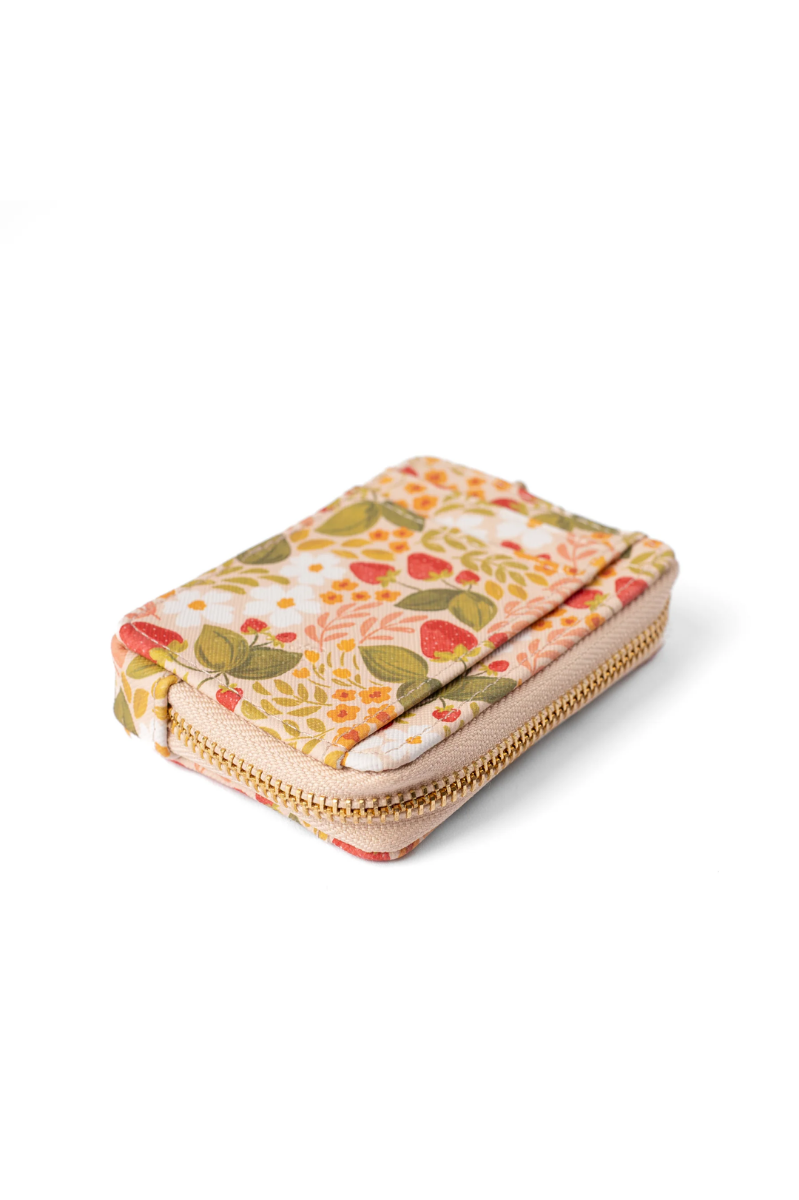 Floral Zip Wallet